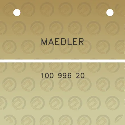 maedler-100-996-20