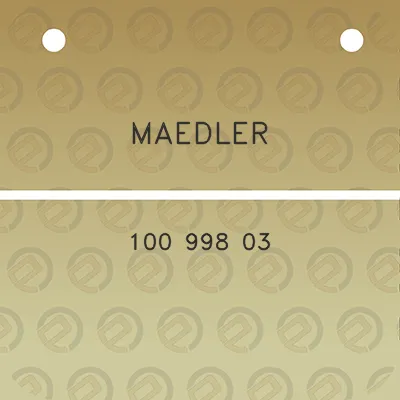 maedler-100-998-03