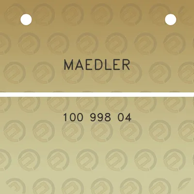 maedler-100-998-04