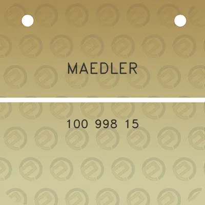 maedler-100-998-15