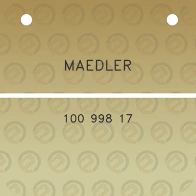 maedler-100-998-17