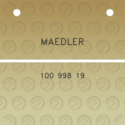 maedler-100-998-19