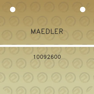 maedler-10092600