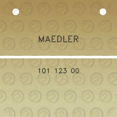 maedler-101-123-00