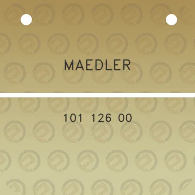 maedler-101-126-00