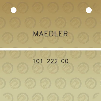 maedler-101-222-00