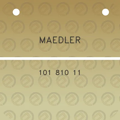 maedler-101-810-11