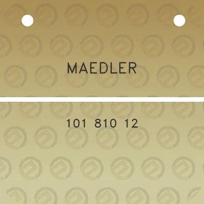 maedler-101-810-12