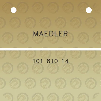 maedler-101-810-14