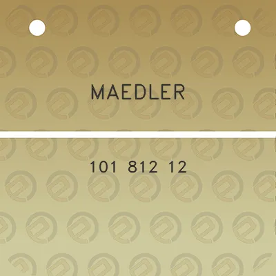 maedler-101-812-12