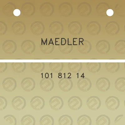 maedler-101-812-14