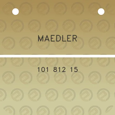 maedler-101-812-15