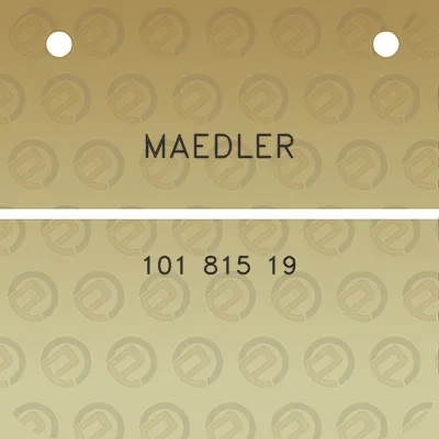 maedler-101-815-19