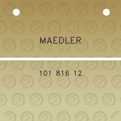 maedler-101-816-12