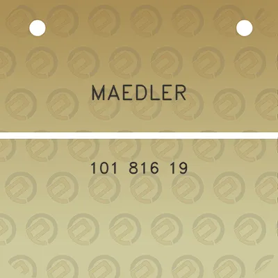 maedler-101-816-19