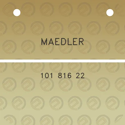 maedler-101-816-22