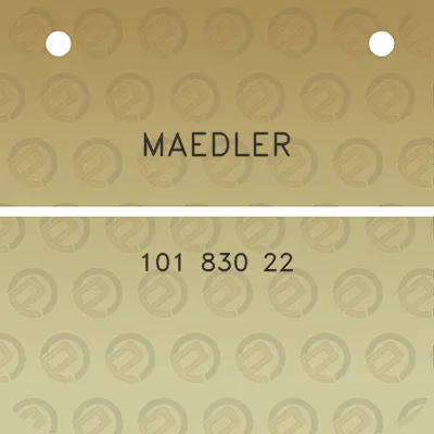 maedler-101-830-22