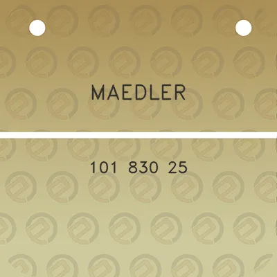 maedler-101-830-25