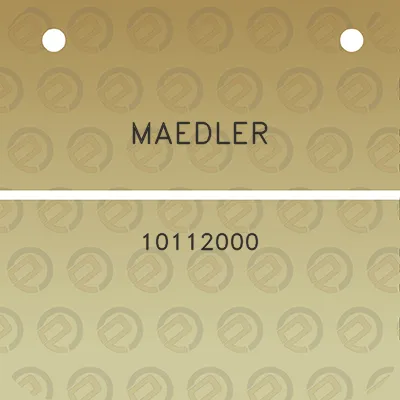 maedler-10112000