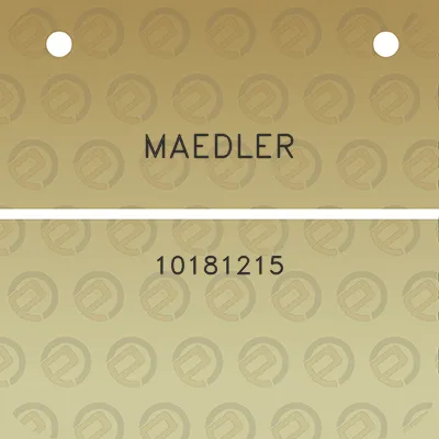 maedler-10181215