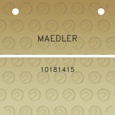 maedler-10181415