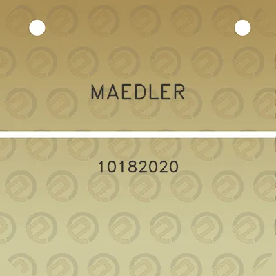 maedler-10182020