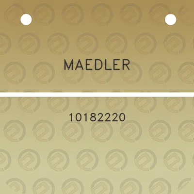 maedler-10182220