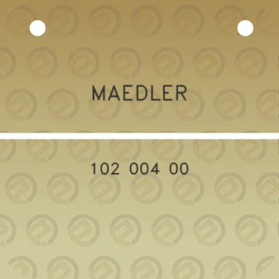 maedler-102-004-00