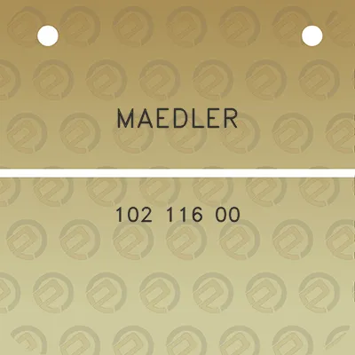 maedler-102-116-00