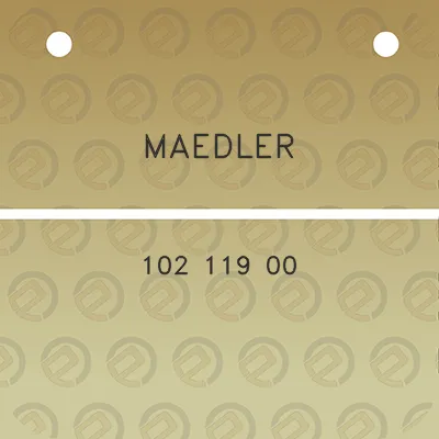 maedler-102-119-00