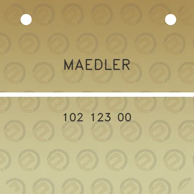 maedler-102-123-00