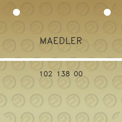 maedler-102-138-00