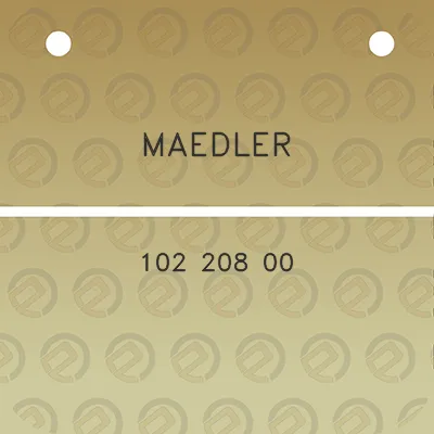 maedler-102-208-00