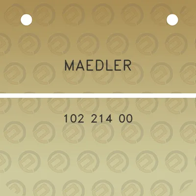 maedler-102-214-00