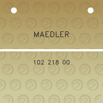 maedler-102-218-00