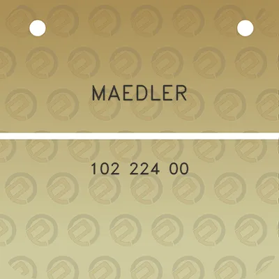 maedler-102-224-00