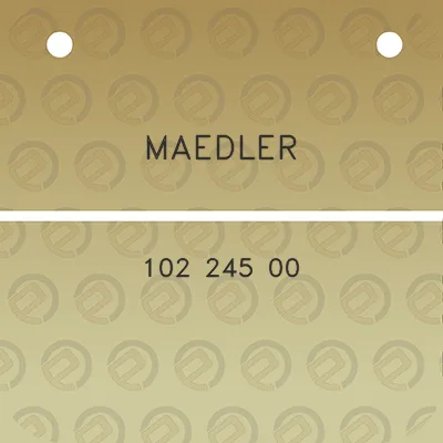 maedler-102-245-00