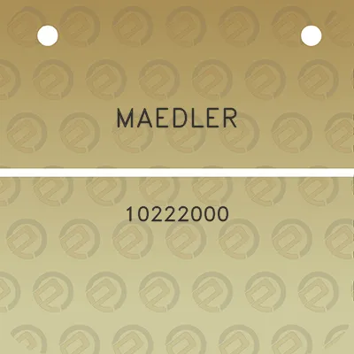 maedler-10222000