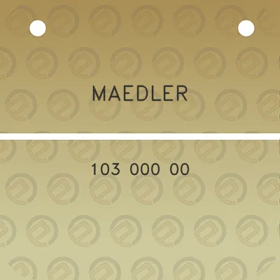 maedler-103-000-00