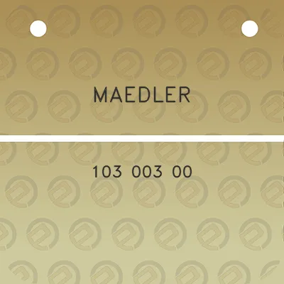 maedler-103-003-00