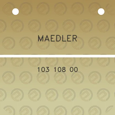 maedler-103-108-00