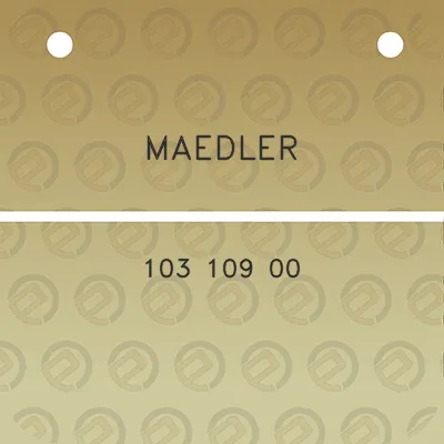 maedler-103-109-00