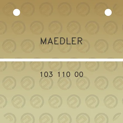 maedler-103-110-00