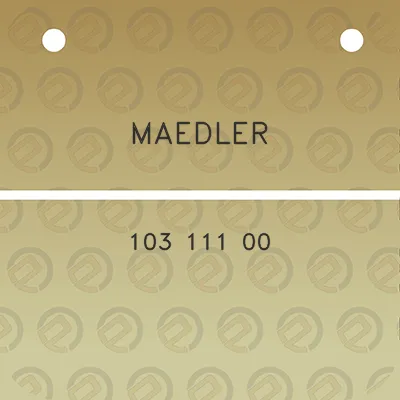 maedler-103-111-00