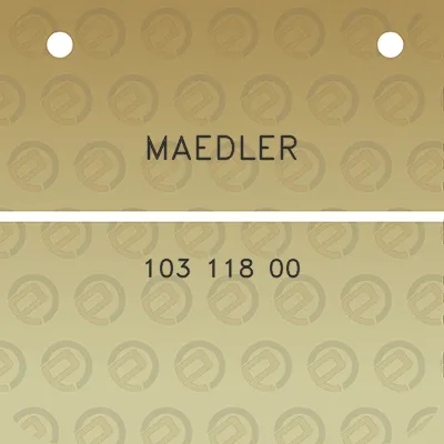 maedler-103-118-00