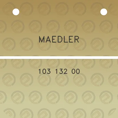 maedler-103-132-00