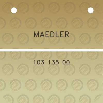 maedler-103-135-00