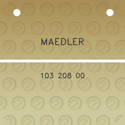 maedler-103-208-00