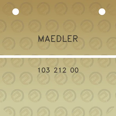 maedler-103-212-00