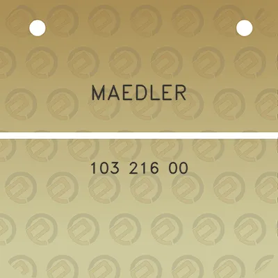 maedler-103-216-00